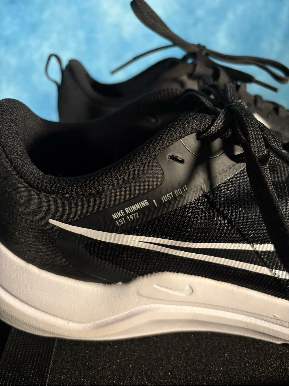 Nike Black and White Men’s Athletic Sneakers